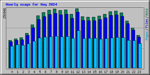 Hourly usage for May 2024